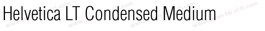 Helvetica LT Condensed Medium (True字体转换